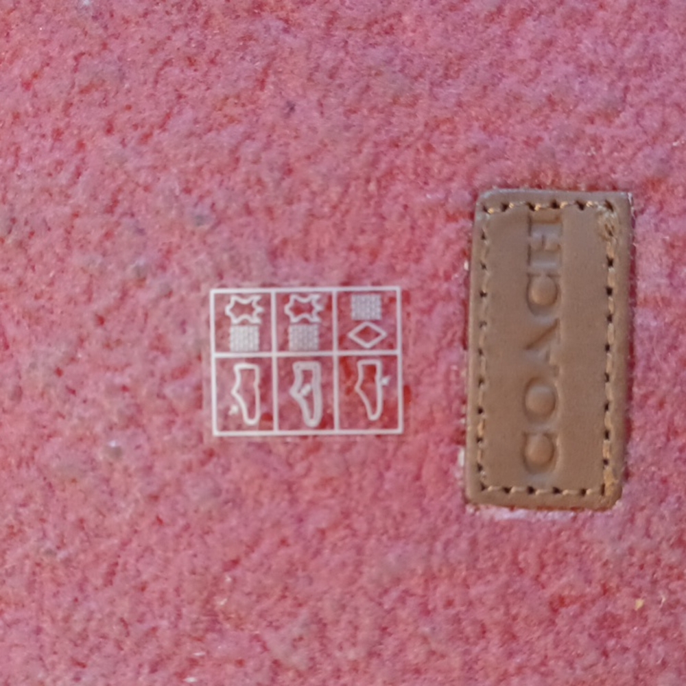 COACH Rachelle Monogram Quilted Nylon Slippers Women's Sizes New - Picture 15 of 15